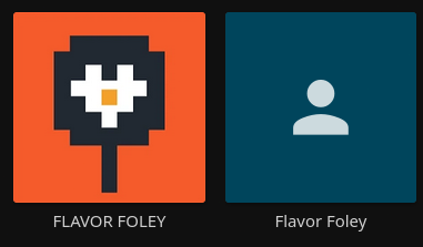 "FLAVOR FOLEY" (all caps) and "Flavor Foley" (title case) being listed seperately